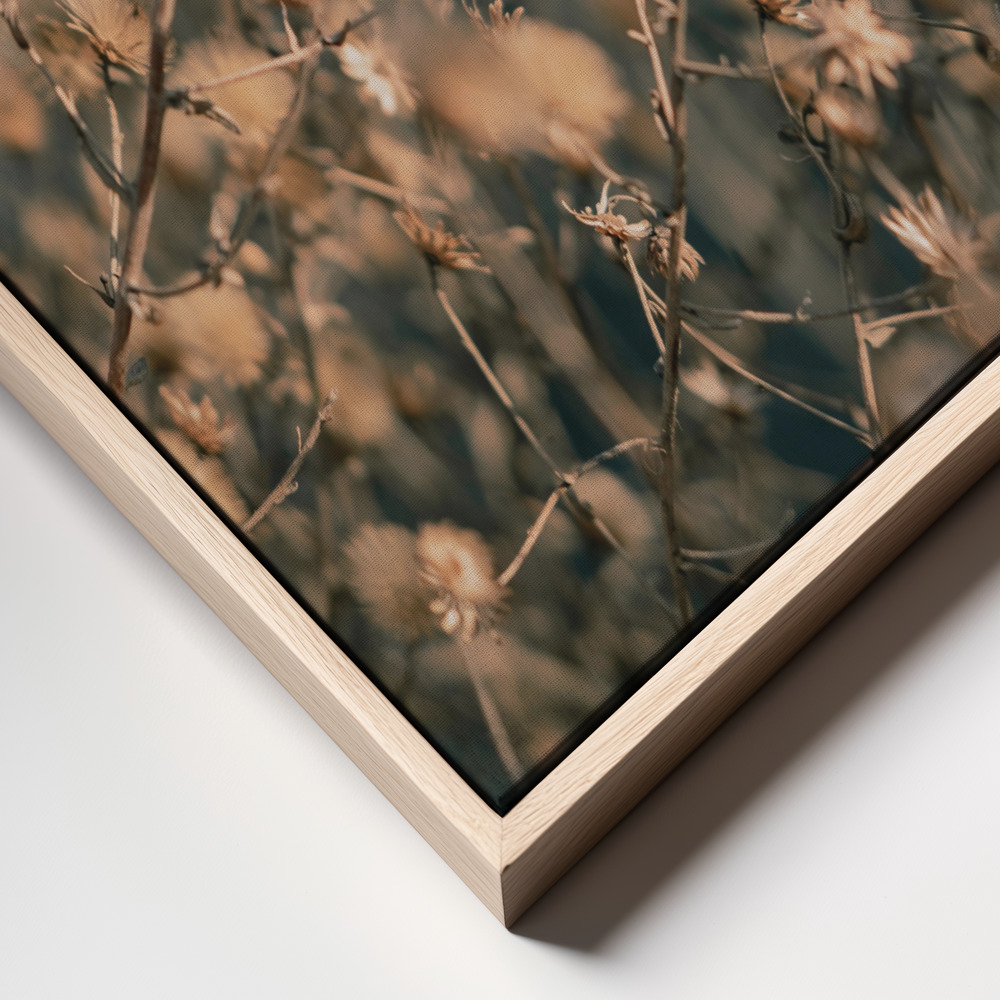 Canvastavla Beach flowers_003 - Tavla frame close up