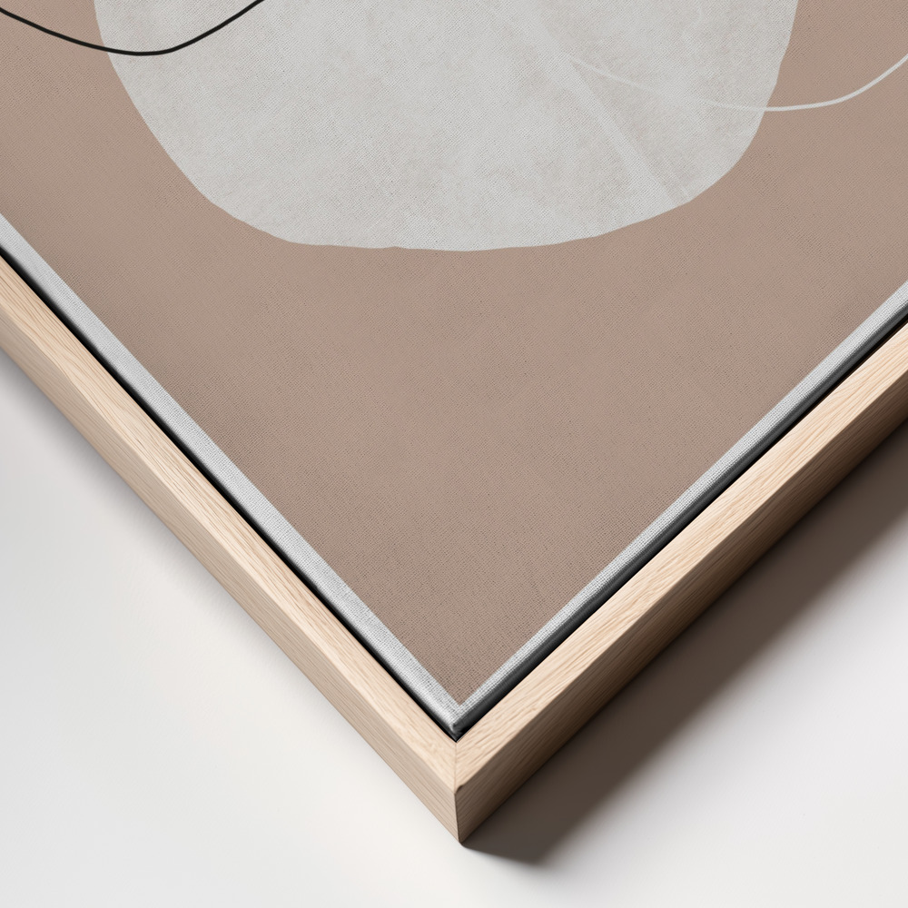 Canvas schilderi - Cosmic abstract frame close up - natuurlijk frame