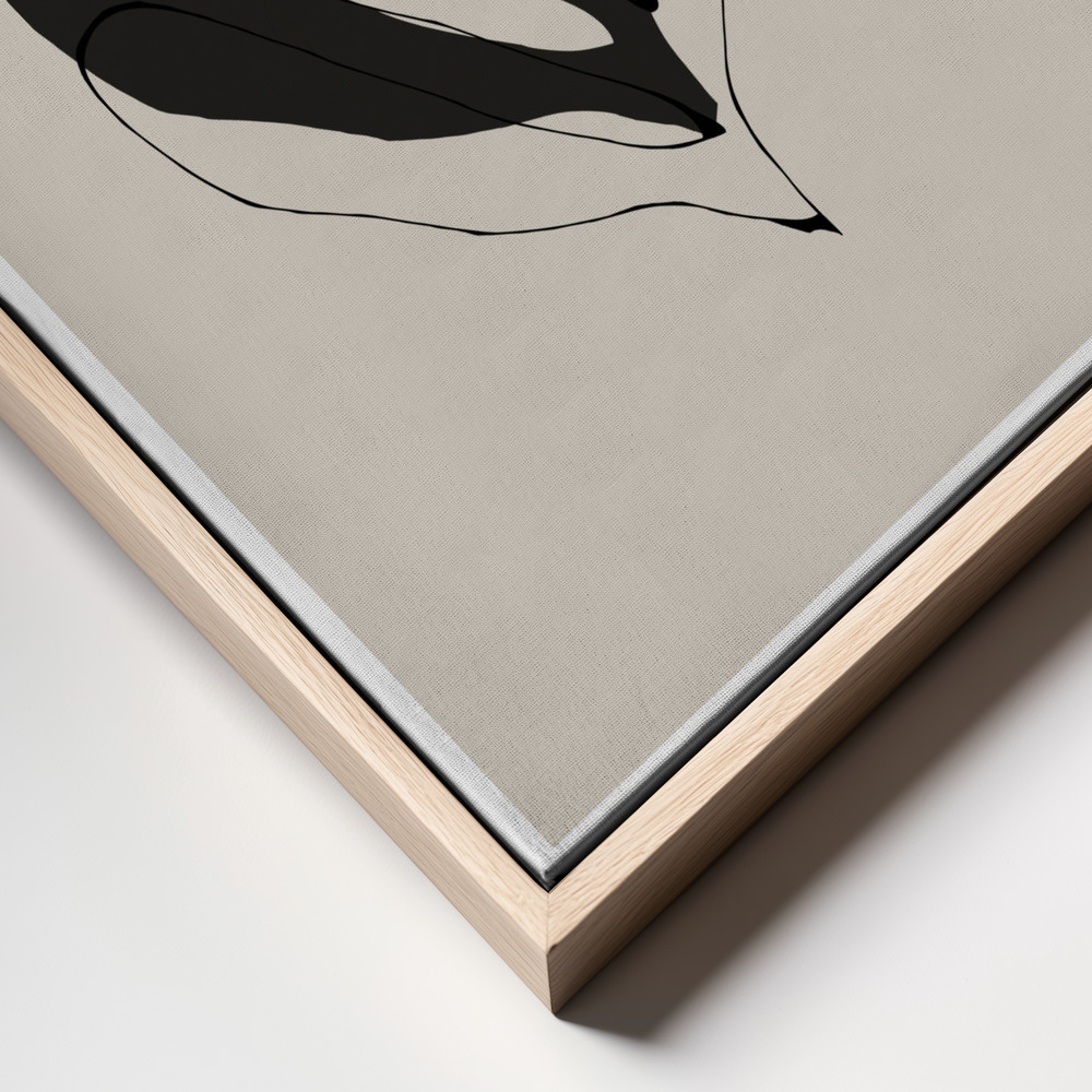 Canvas print - Modern Flower frame close up
