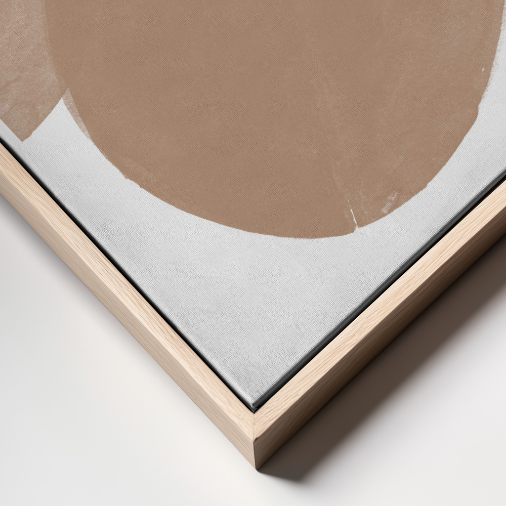 Canvas print - Soft Composition No5. frame close up