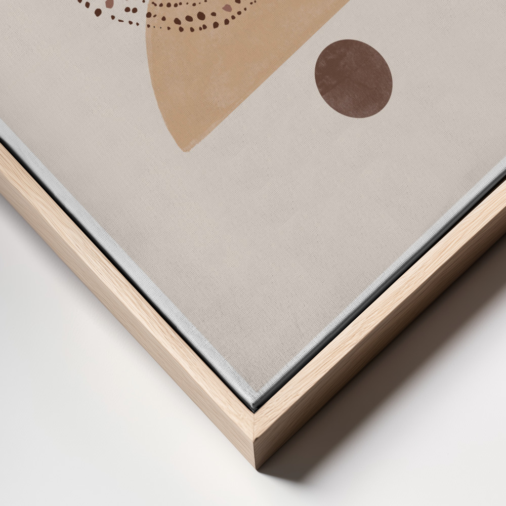 Canvas schilderi - Boho No2. frame close up - natuurlijk frame