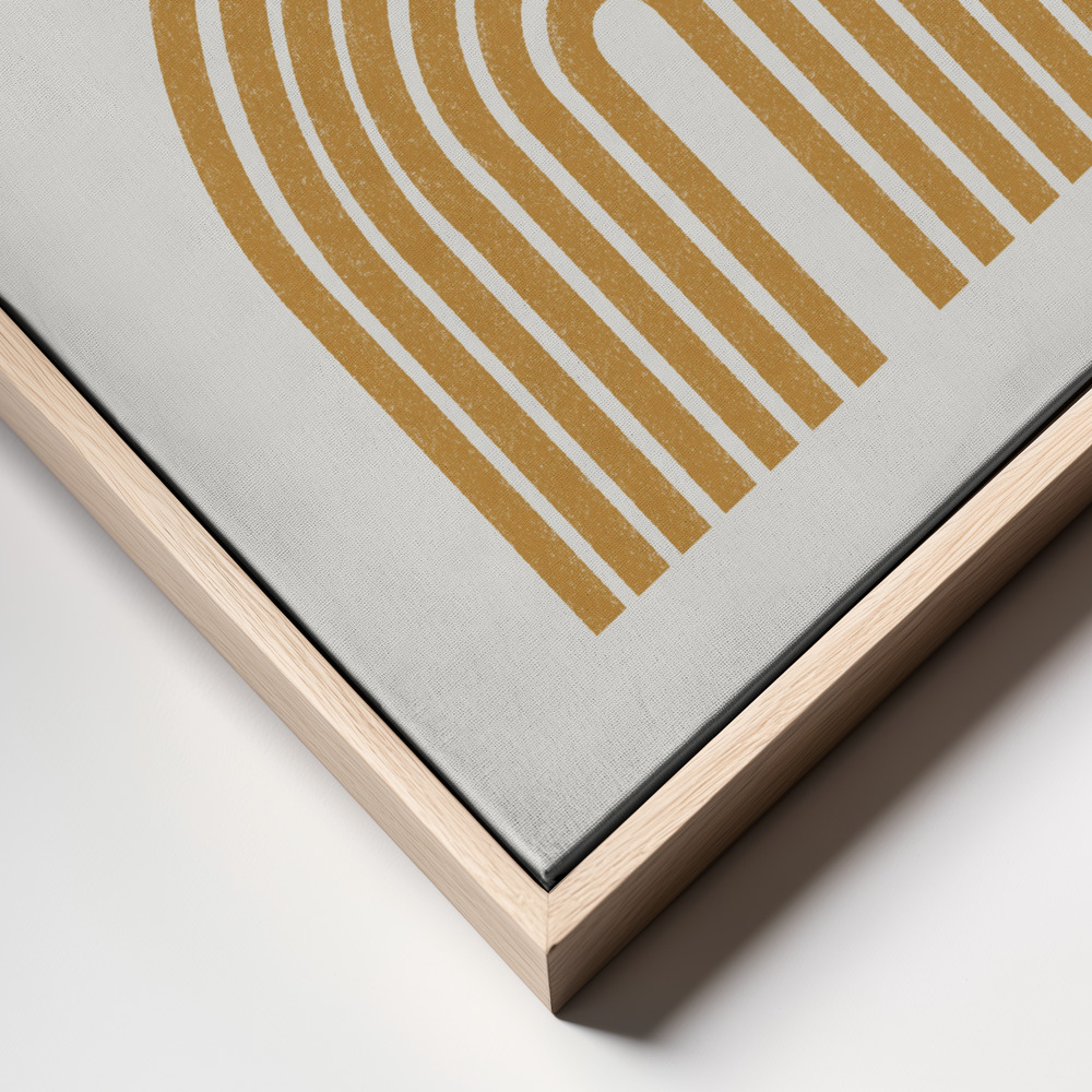 Canvas print - Midcentury Composition frame close up