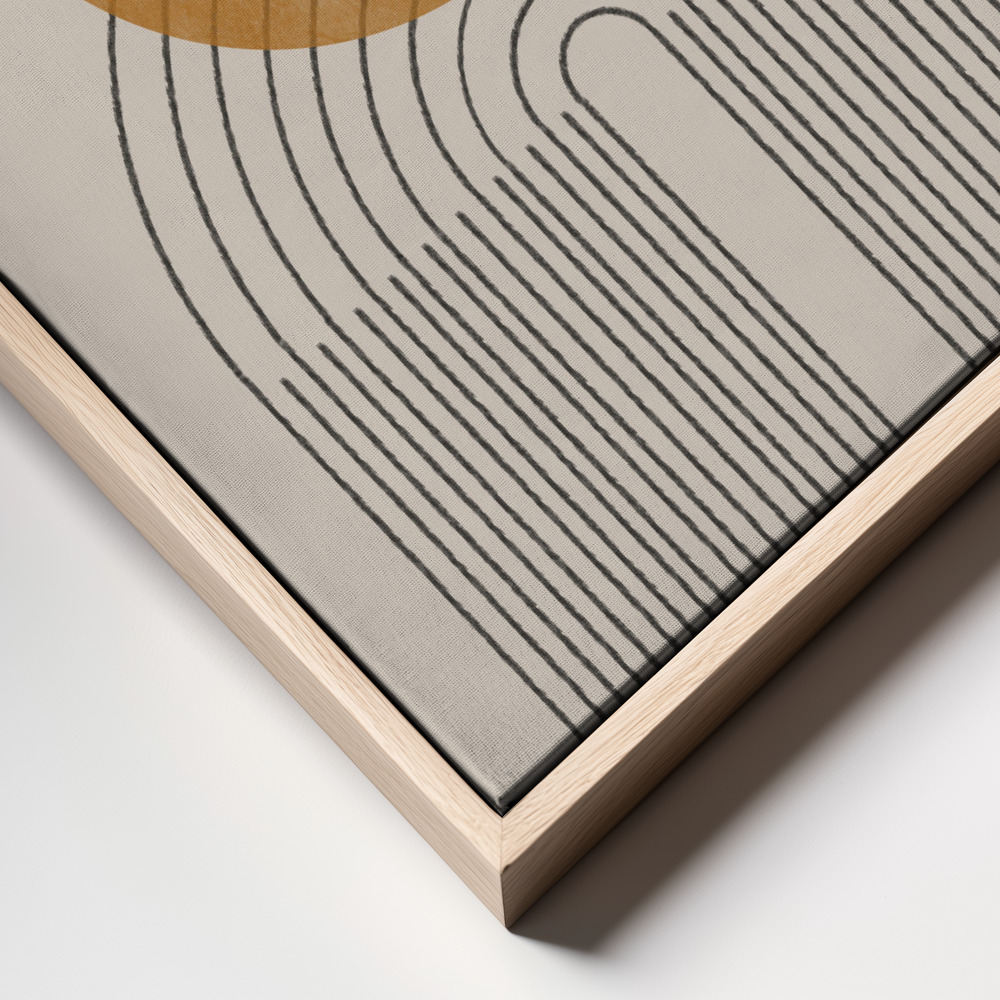 Canvas print - Arch Composition No1. frame close up