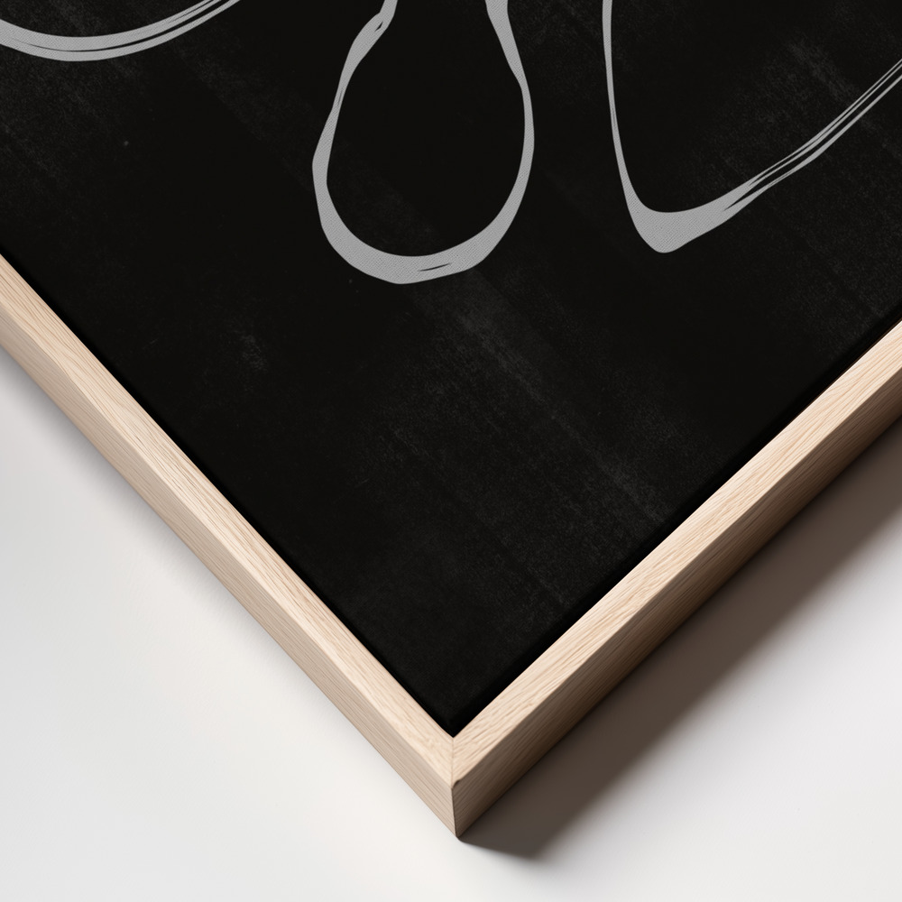 Toile - Abstract Line No3. cadre en gros plan - cadre naturel