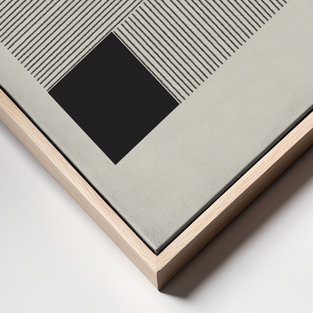 Canvas print - Composition IX frame close up