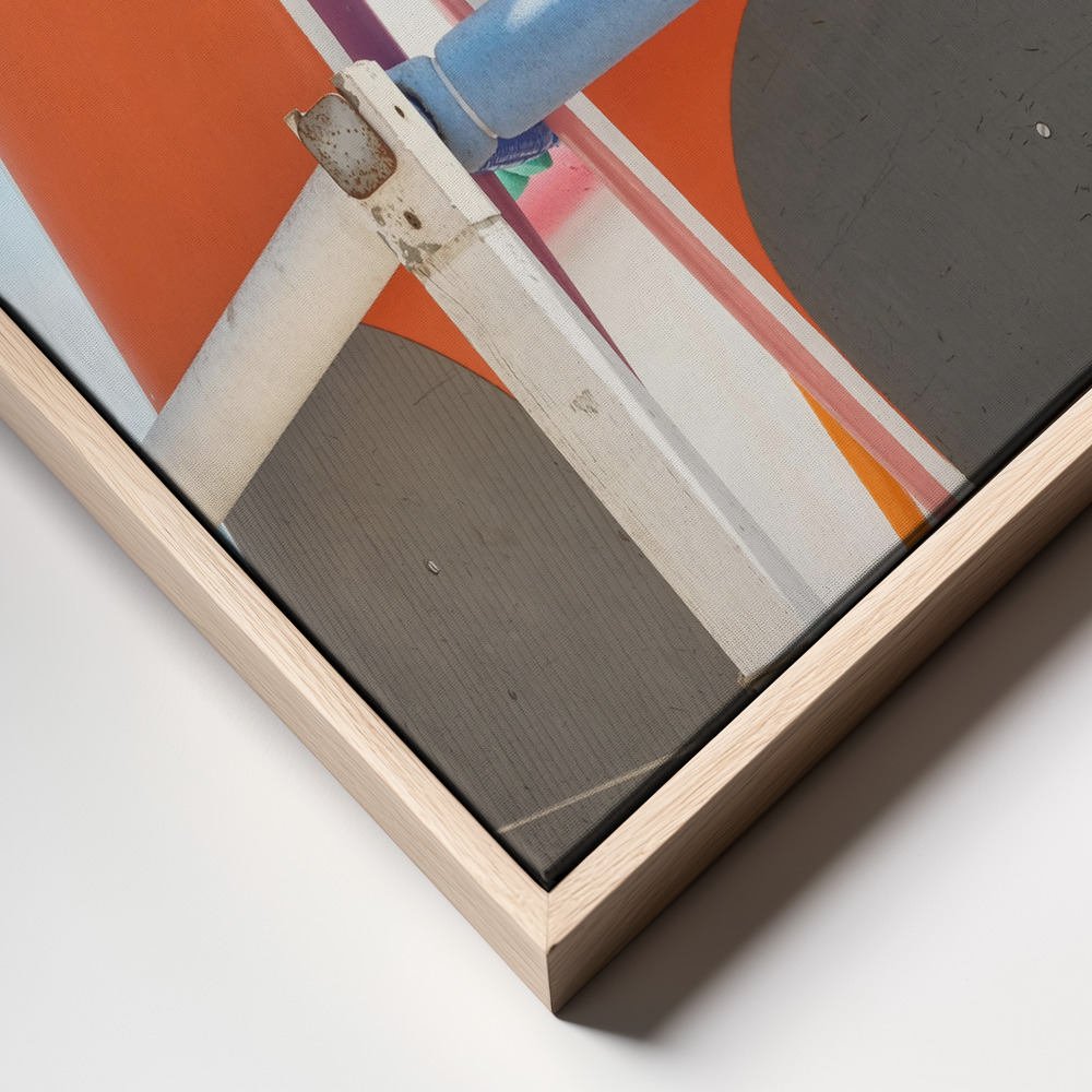 Canvas print - Beach Surf frame close up