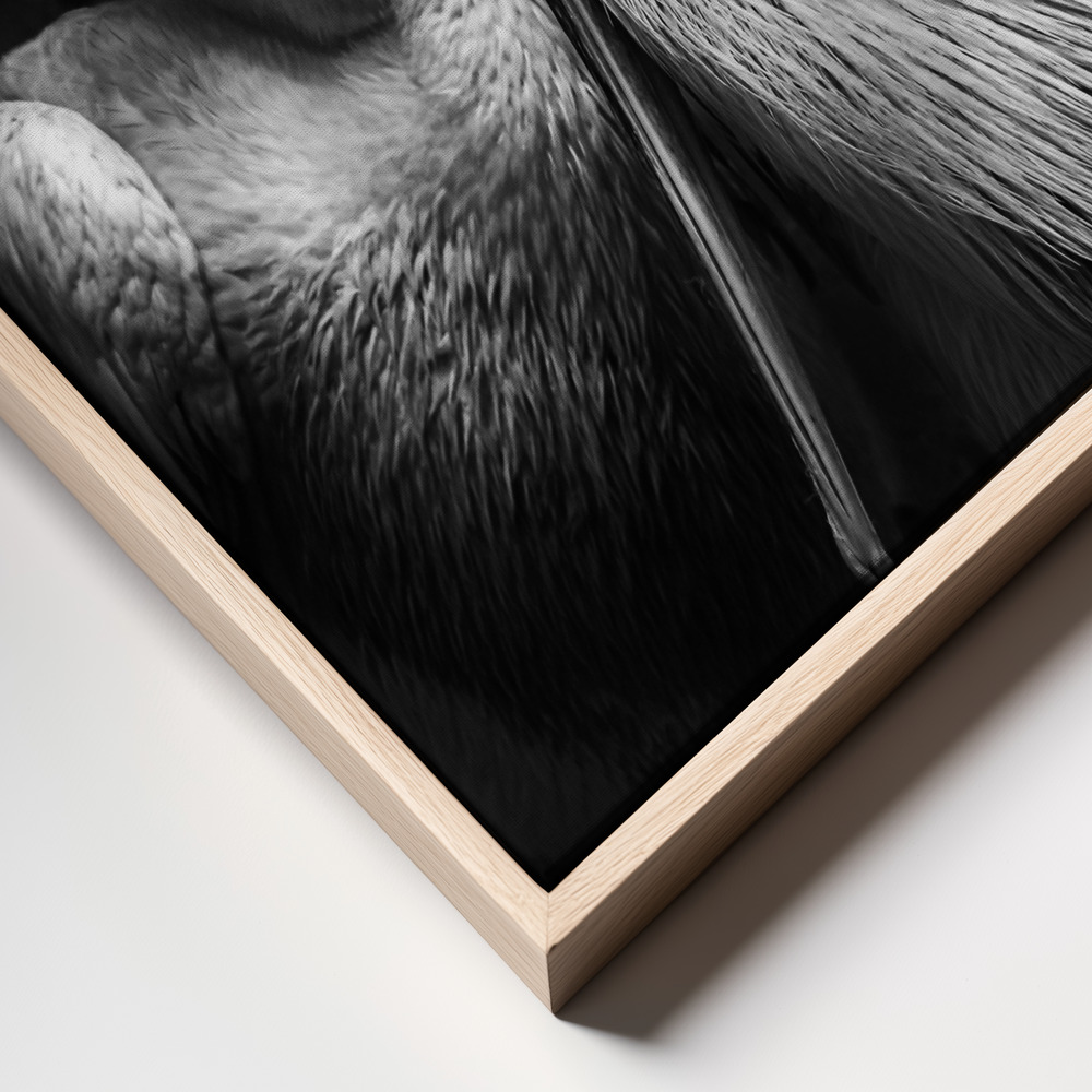 Canvas print - Crisscross frame close up