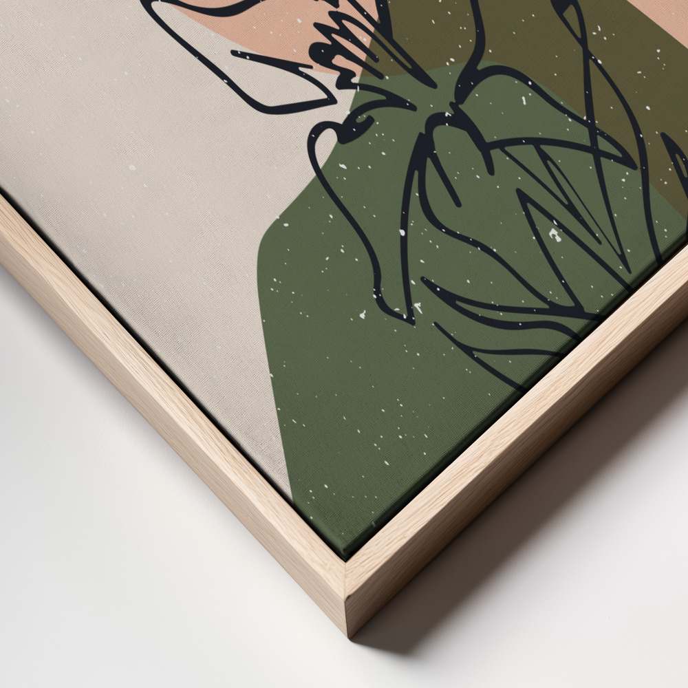 Canvas print - Abstract composition 17 frame close up