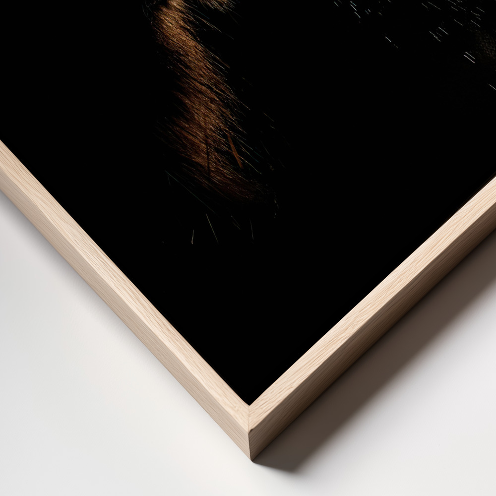 Canvas print - Breath of a King frame close up