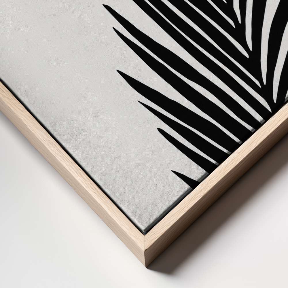 Canvas print - Palm Leaf 14 frame close up