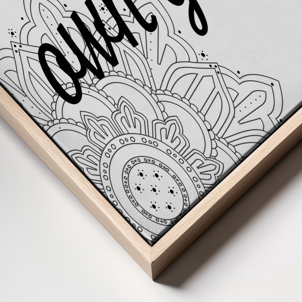 Canvas print - Guru frame close up
