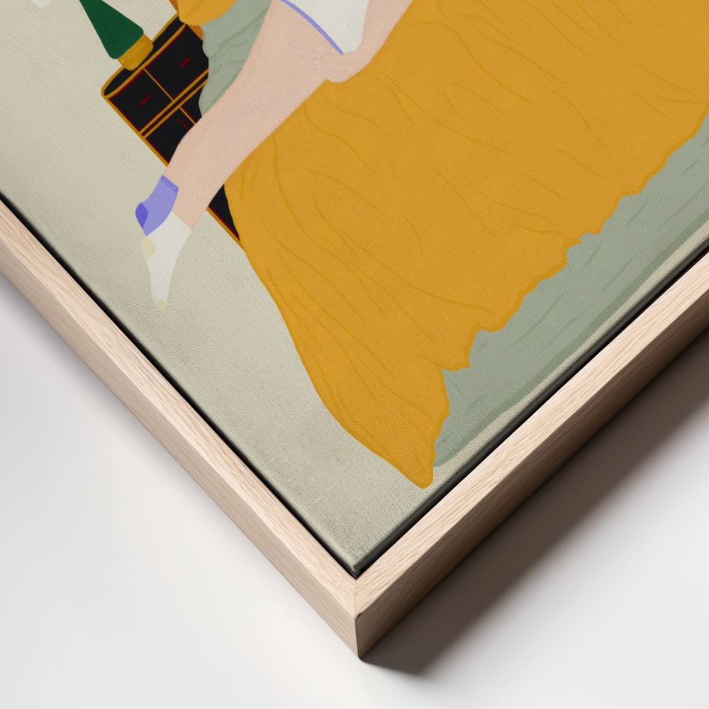 Canvas print - Digital Nomad frame close up
