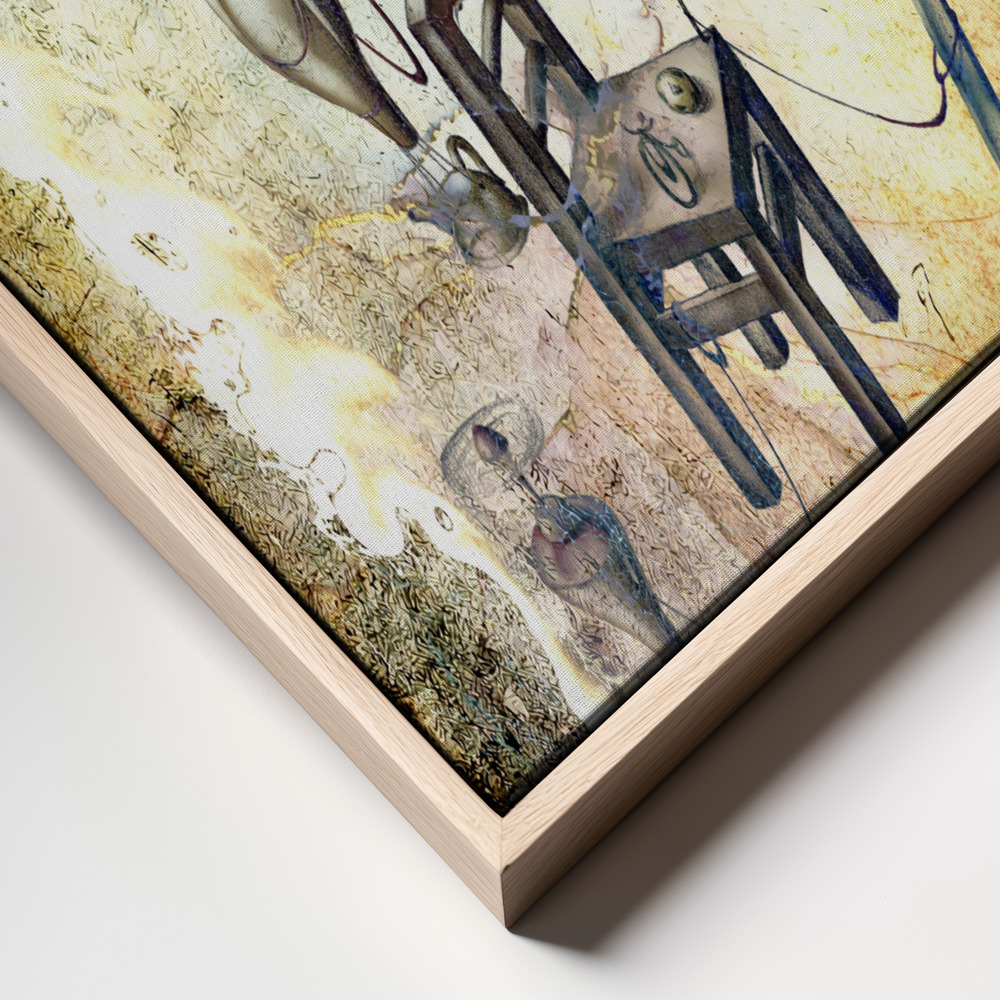 Canvas print - The insomnia No. 2 frame close up