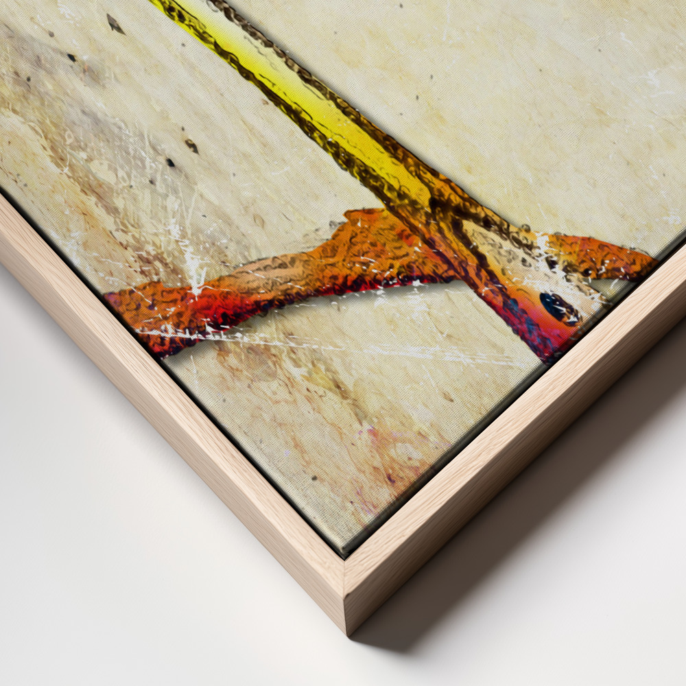 Canvas print - Chains of happiness frame close up