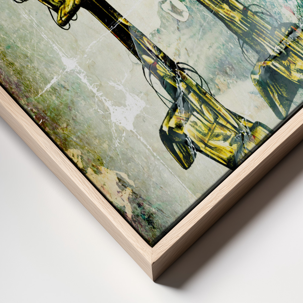 Canvas print - Cyborg Ree-Kaa frame close up