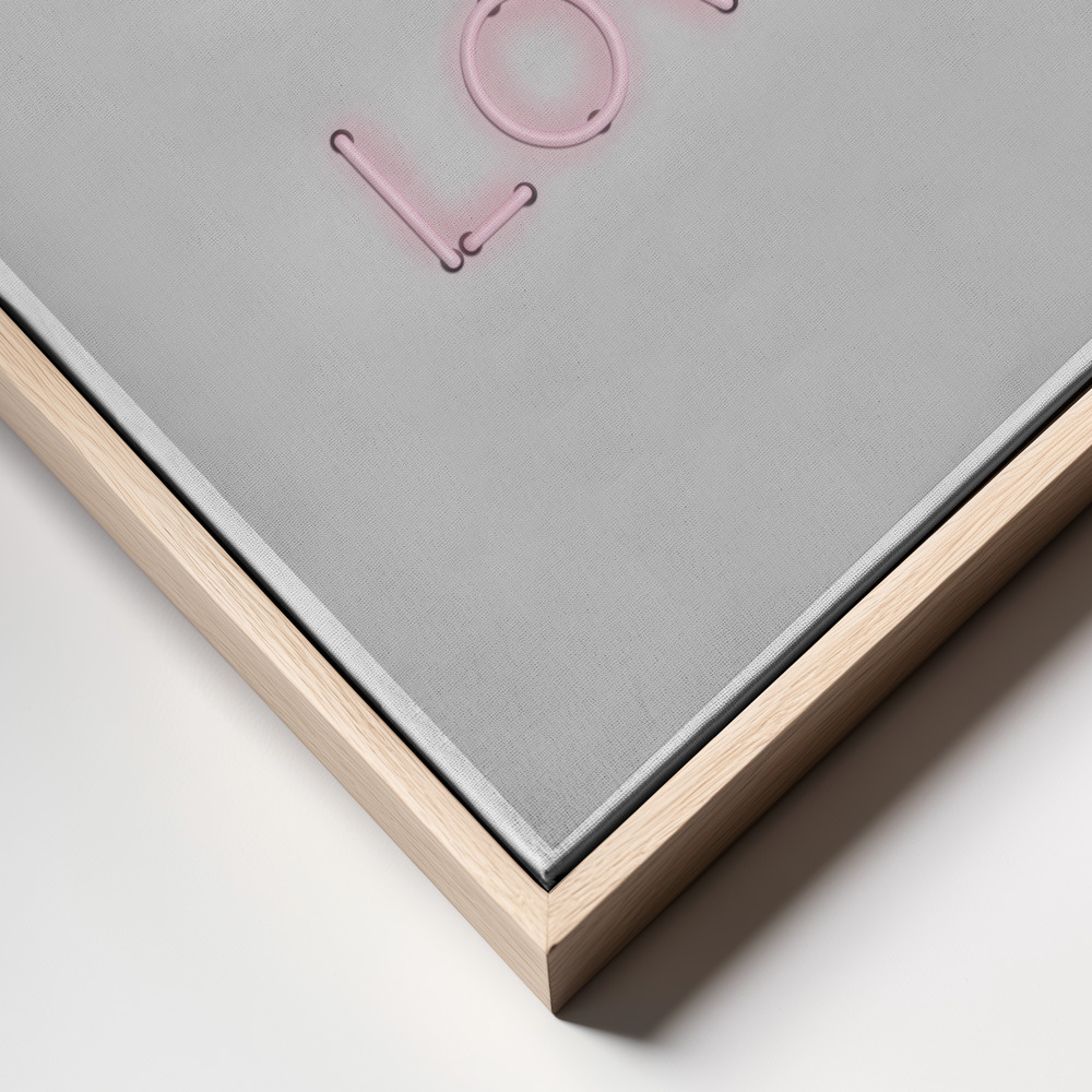 Canvas print - Do What You Love frame close up