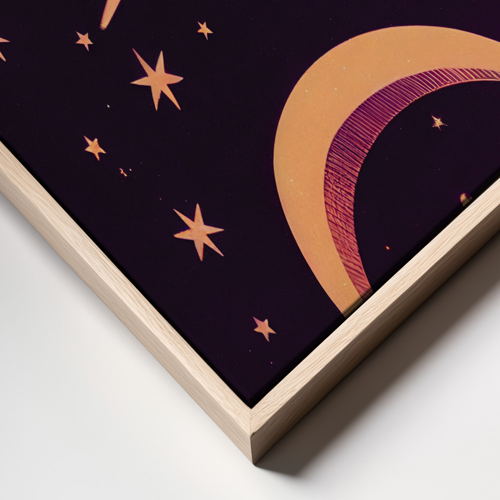Lærred - A Galactic Dream frame close up