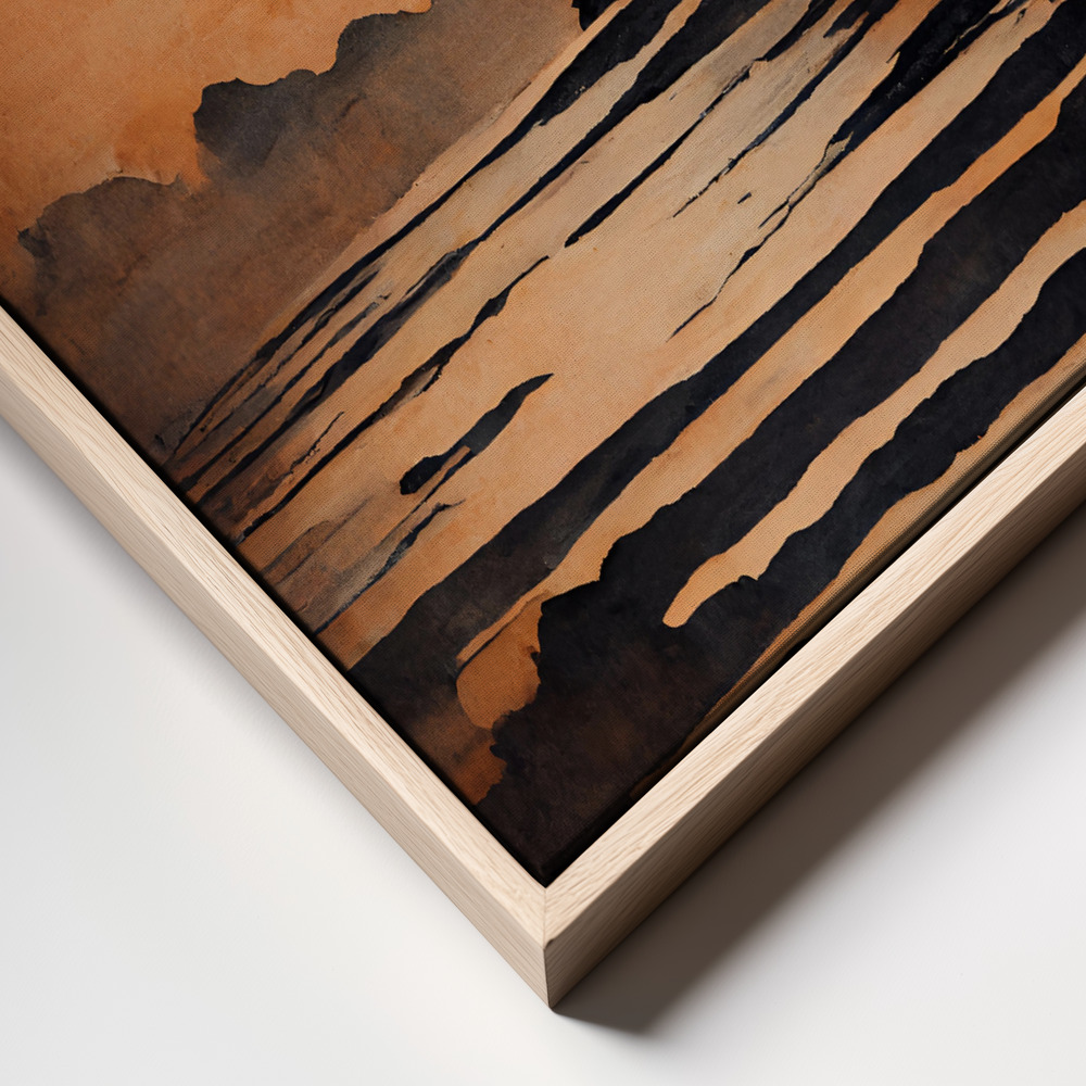 Canvas print - Full Moon frame close up