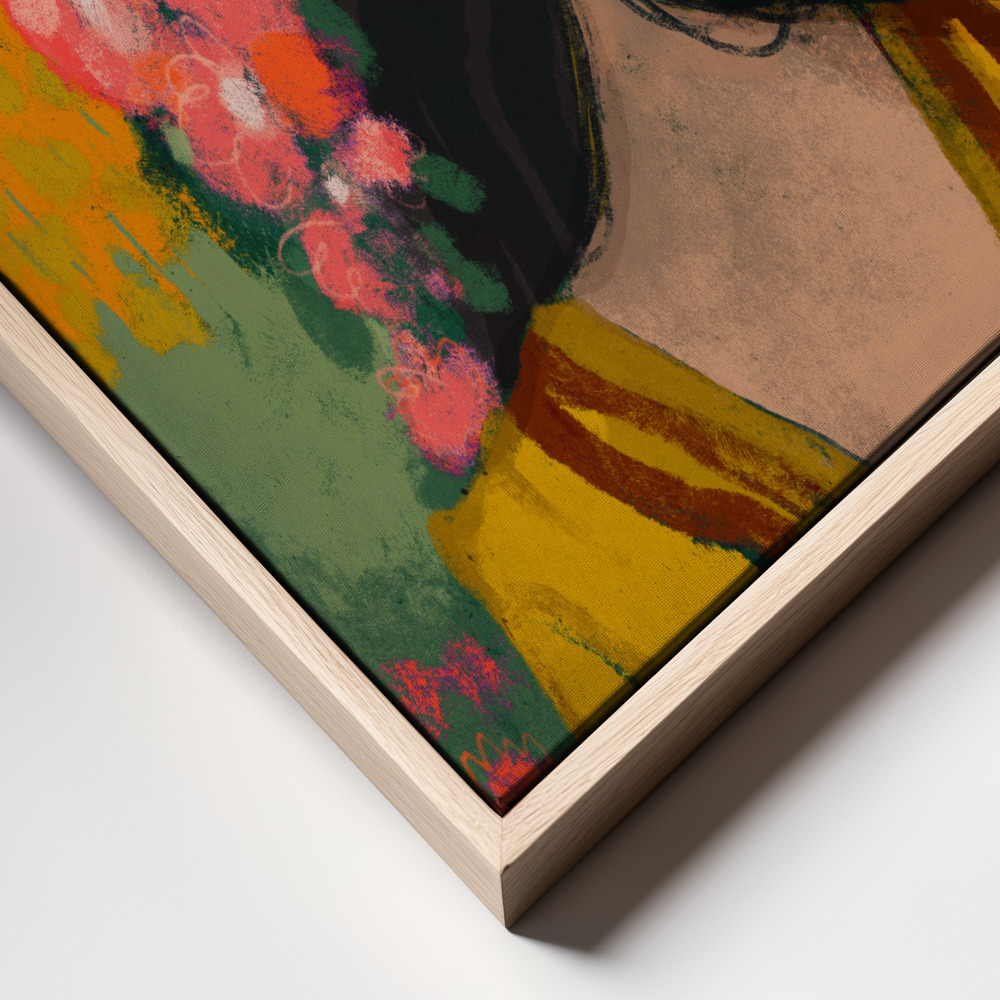 Canvas print - Like The First Day frame close up