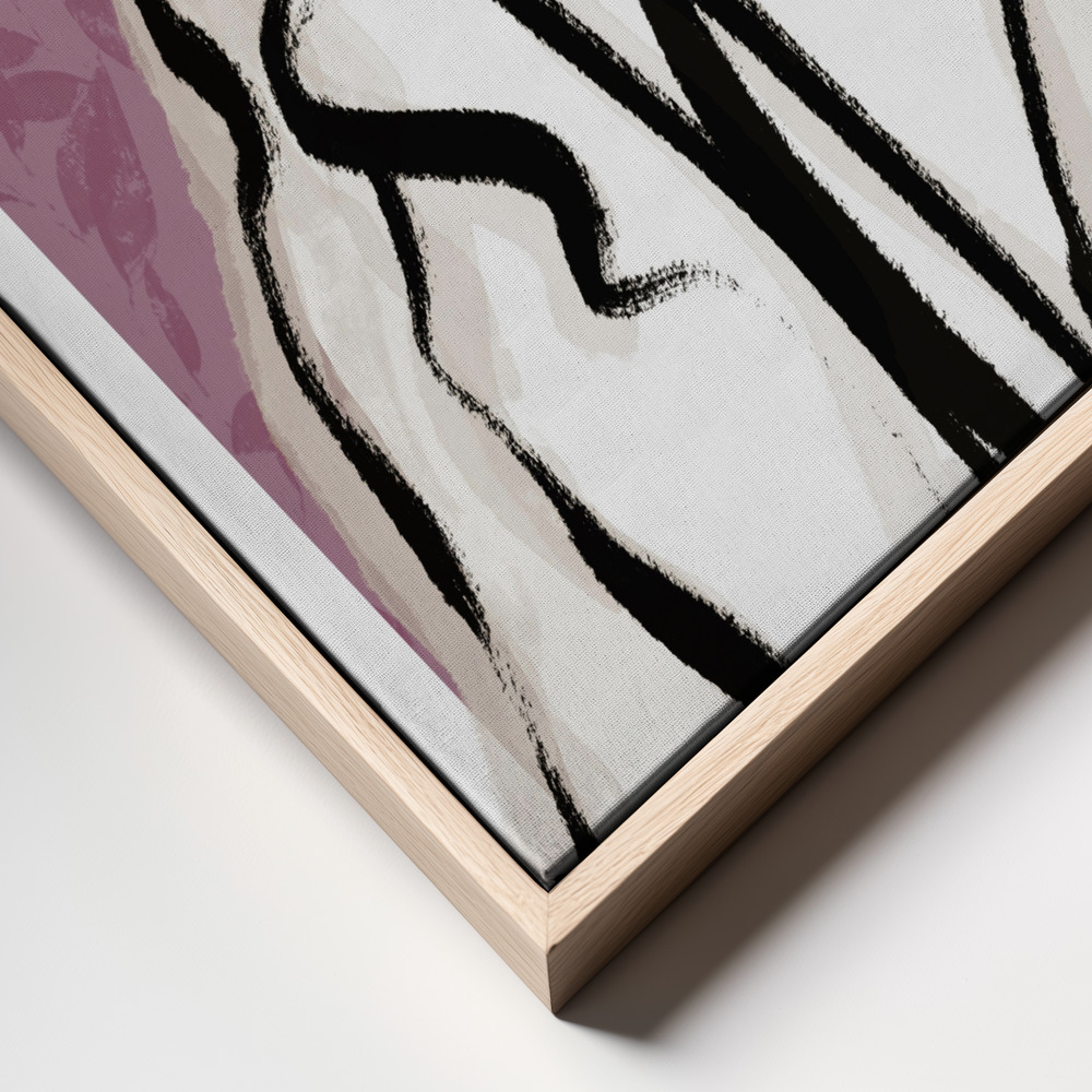 Canvas print - My Way frame close up