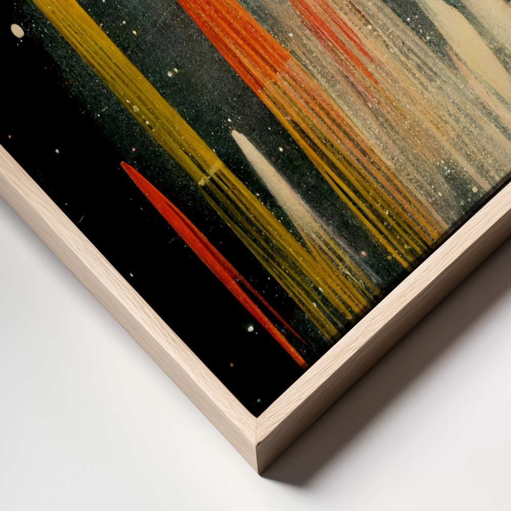 Canvas schilderi - Rockets frame close up - natuurlijk frame