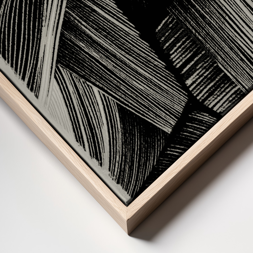 Canvas print - Straw No 1 frame close up