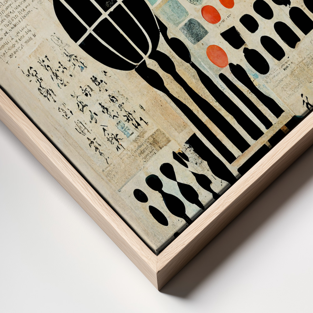 Canvas print - The Formula frame close up