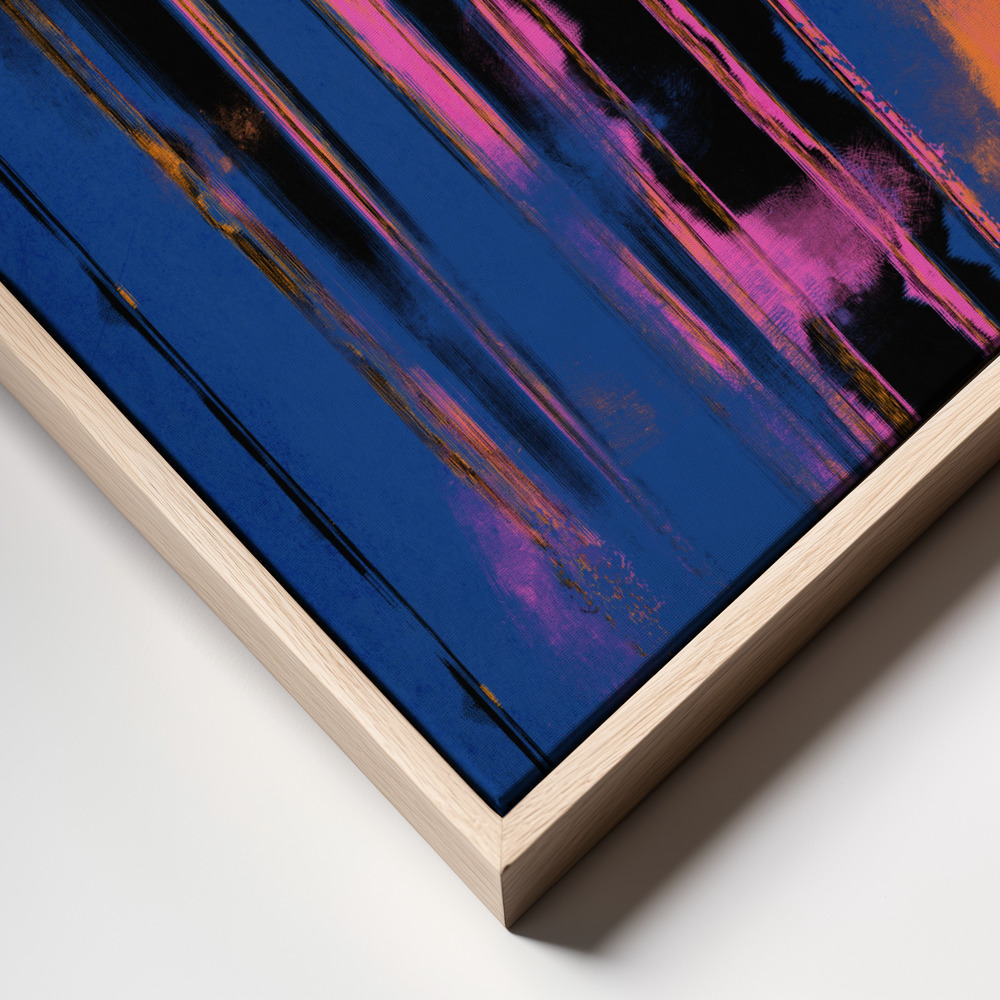Canvas print - Time Machine (Blue) frame close up