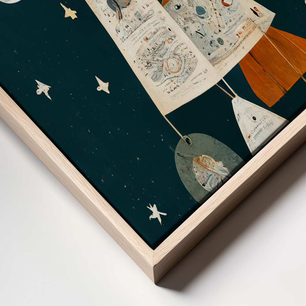 Canvas print - Ufo Mobile frame close up