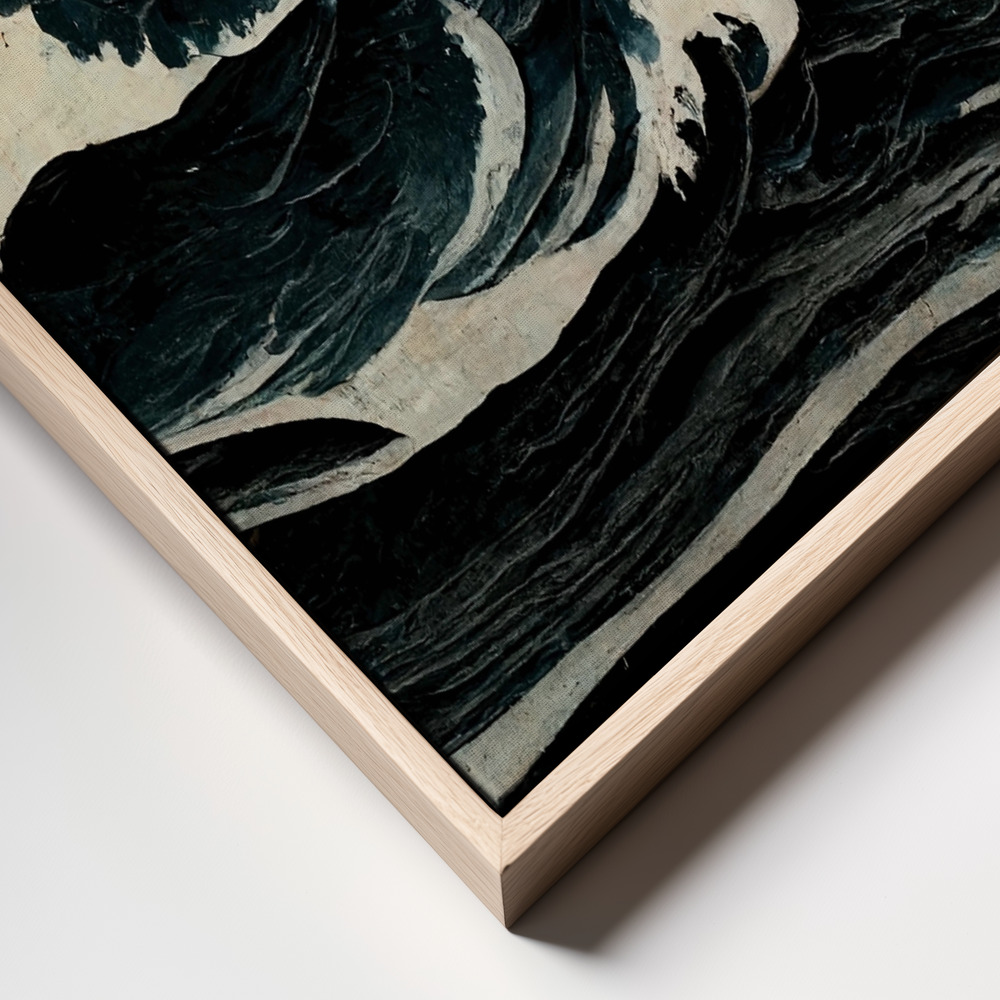 Canvas print - Wild Waves frame close up