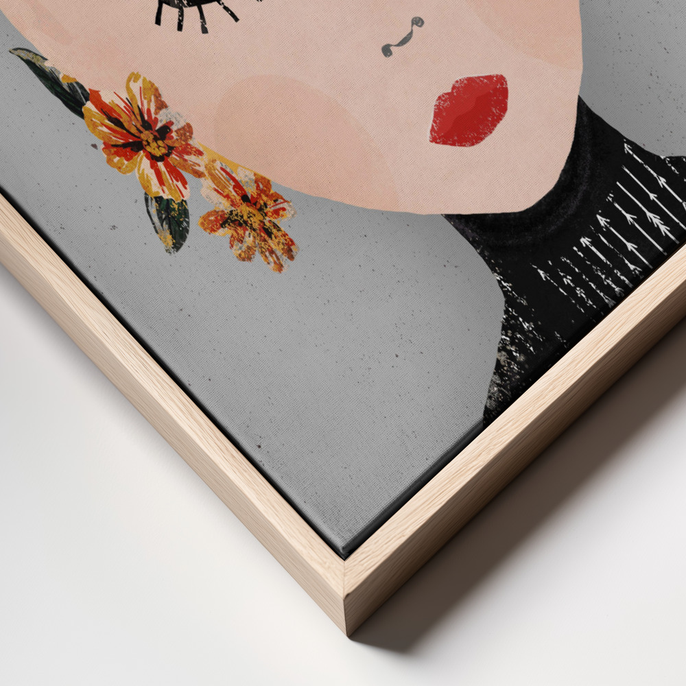 Canvas print - Frida (Special Edition) frame close up