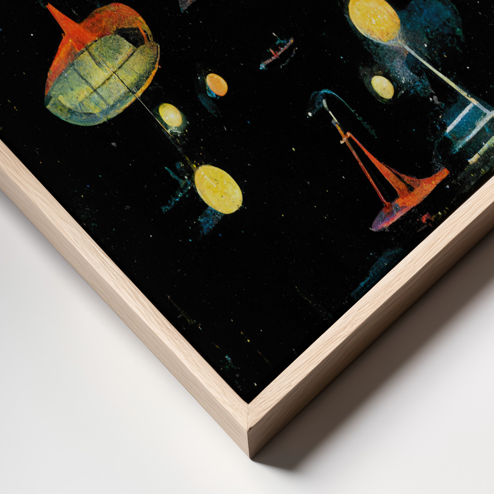 Canvas print - Lanterns frame close up