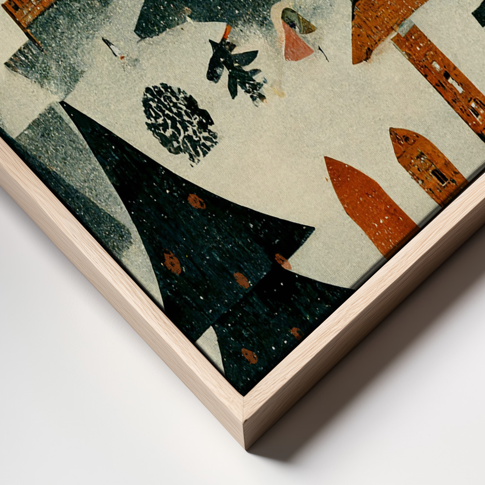 Toile - Before Christmas cadre en gros plan - cadre naturel
