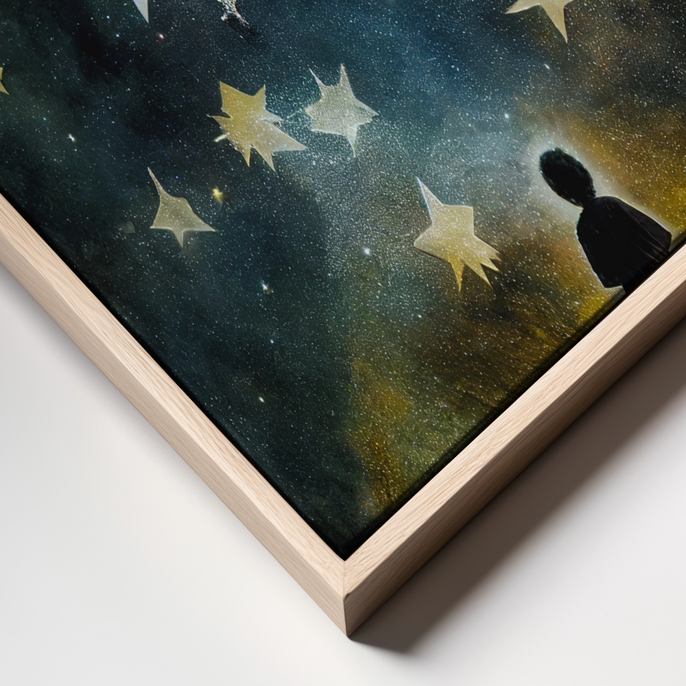 Canvas print - Look To The Stars frame close up