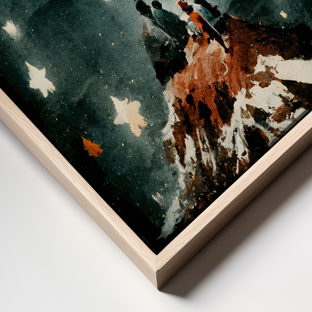 Canvas print - Night Of The Stars frame close up