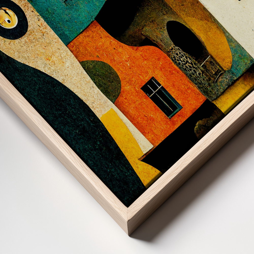 Canvas print - The Art House frame close up