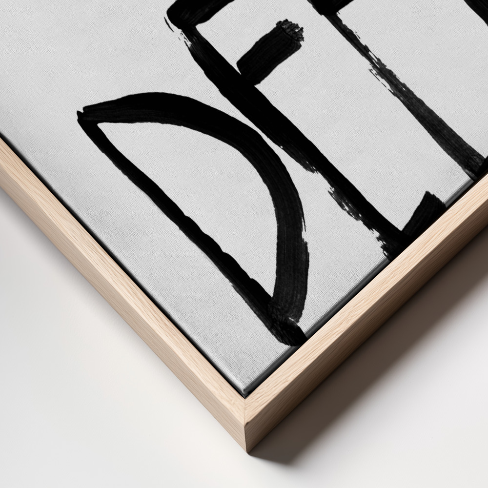 Canvas print - Oh Deer frame close up