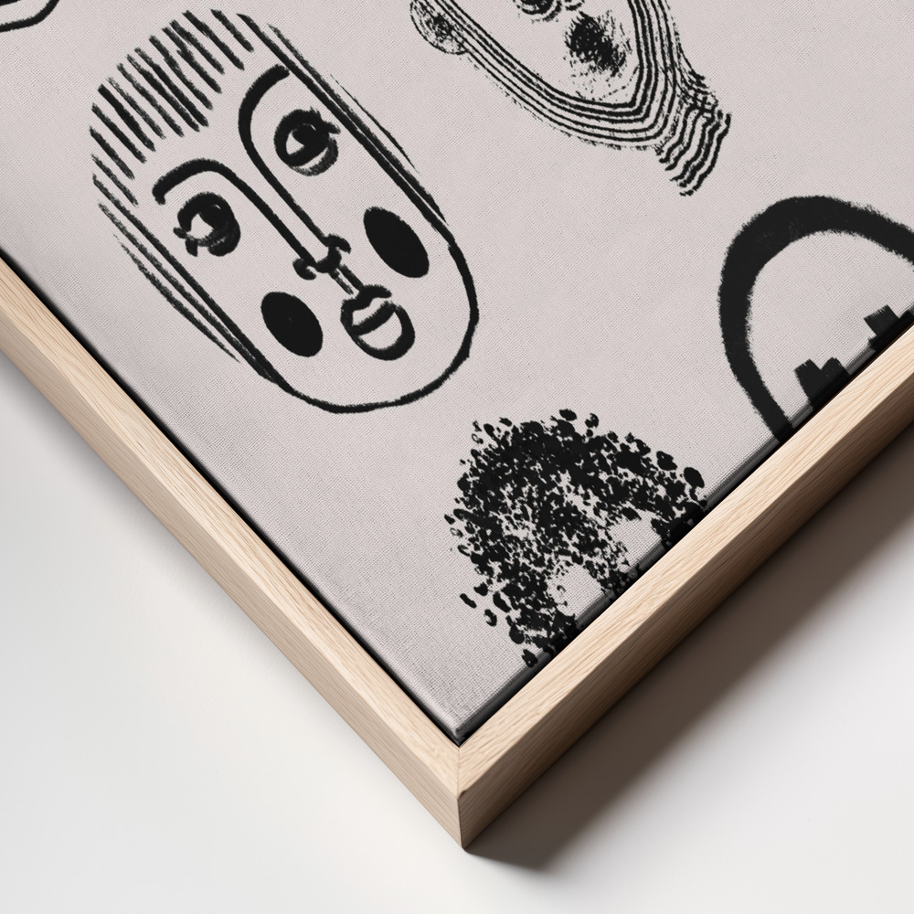 Canvas print - Twelve frame close up