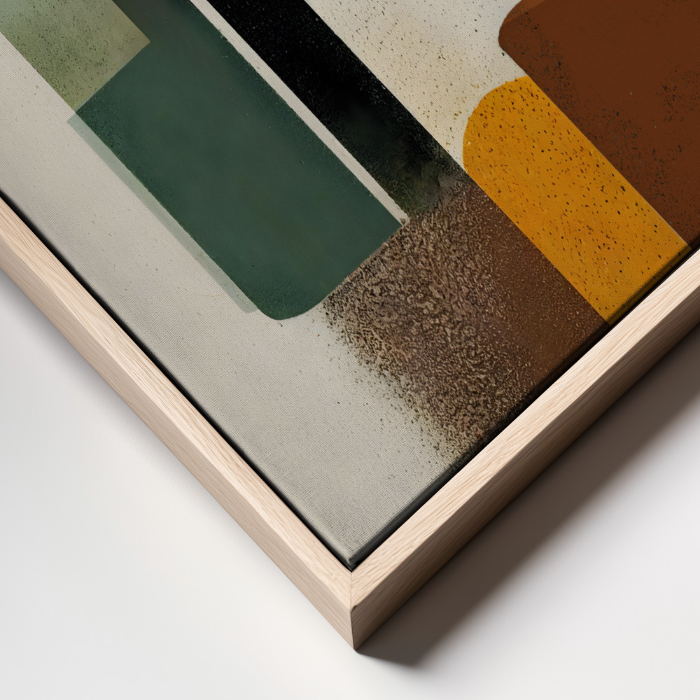 Canvas print - Geometric Vases frame close up