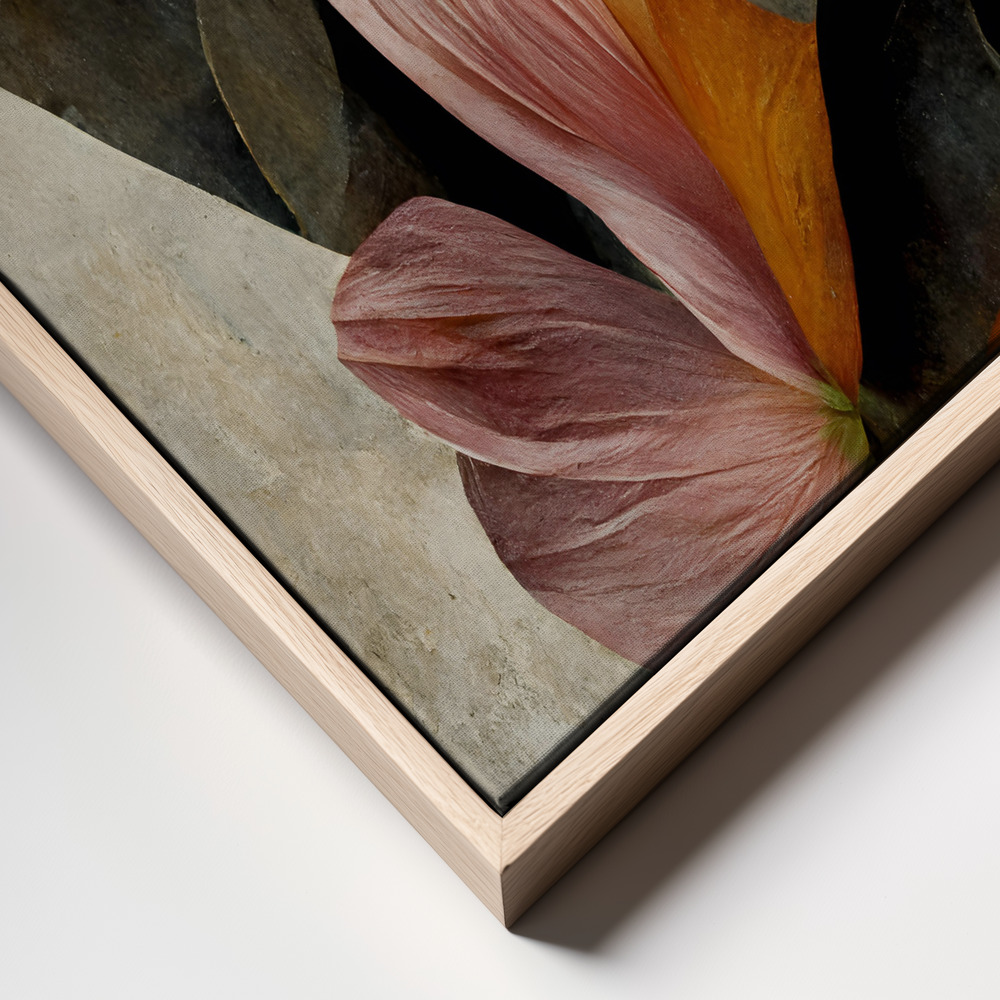 Canvas print - Grow frame close up