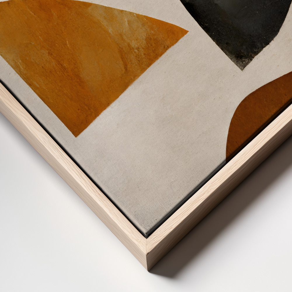 Canvas print - Rusty Shapes frame close up