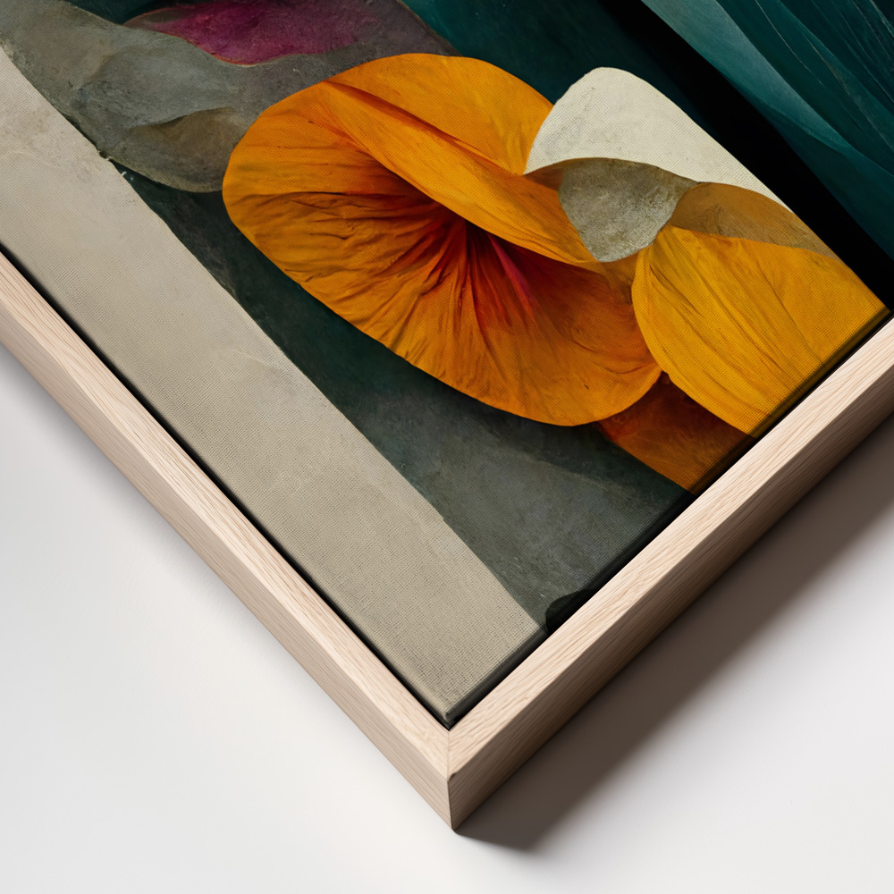 Canvas print - In The Garden frame close up
