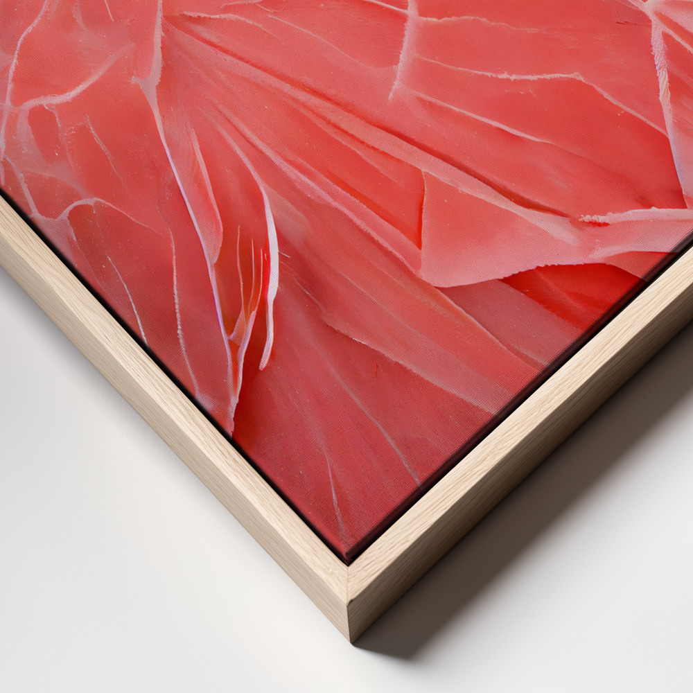 Canvas print - Coral Beach frame close up