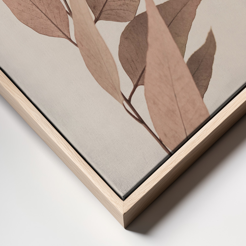 Canvas print - Dried Eucalyptus frame close up