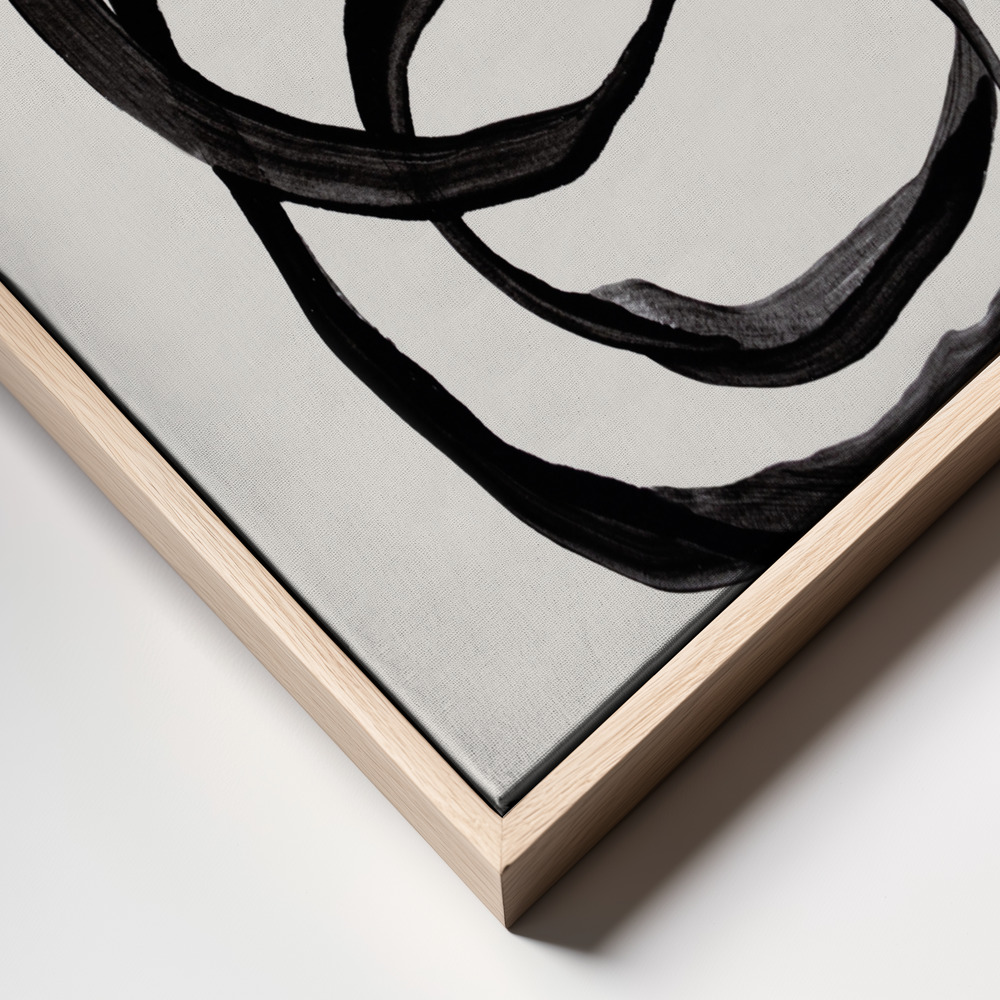 Canvas print - Abstract Lines II frame close up
