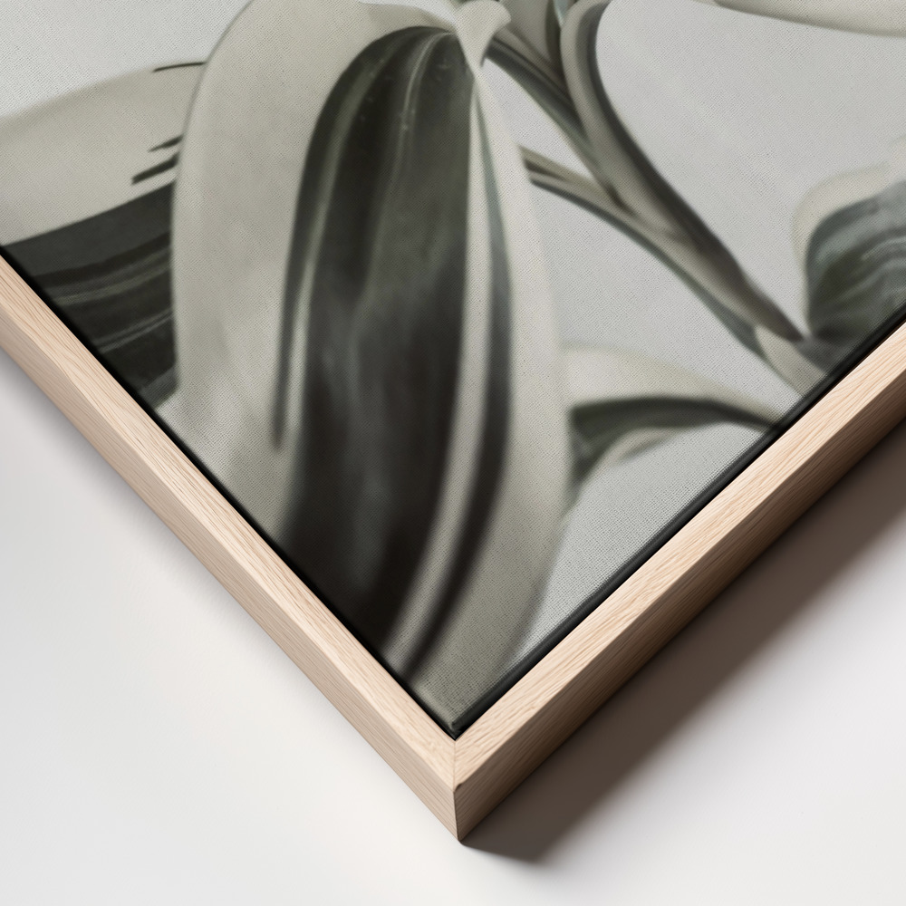 Canvas schilderi - Foliage frame close up - natuurlijk frame