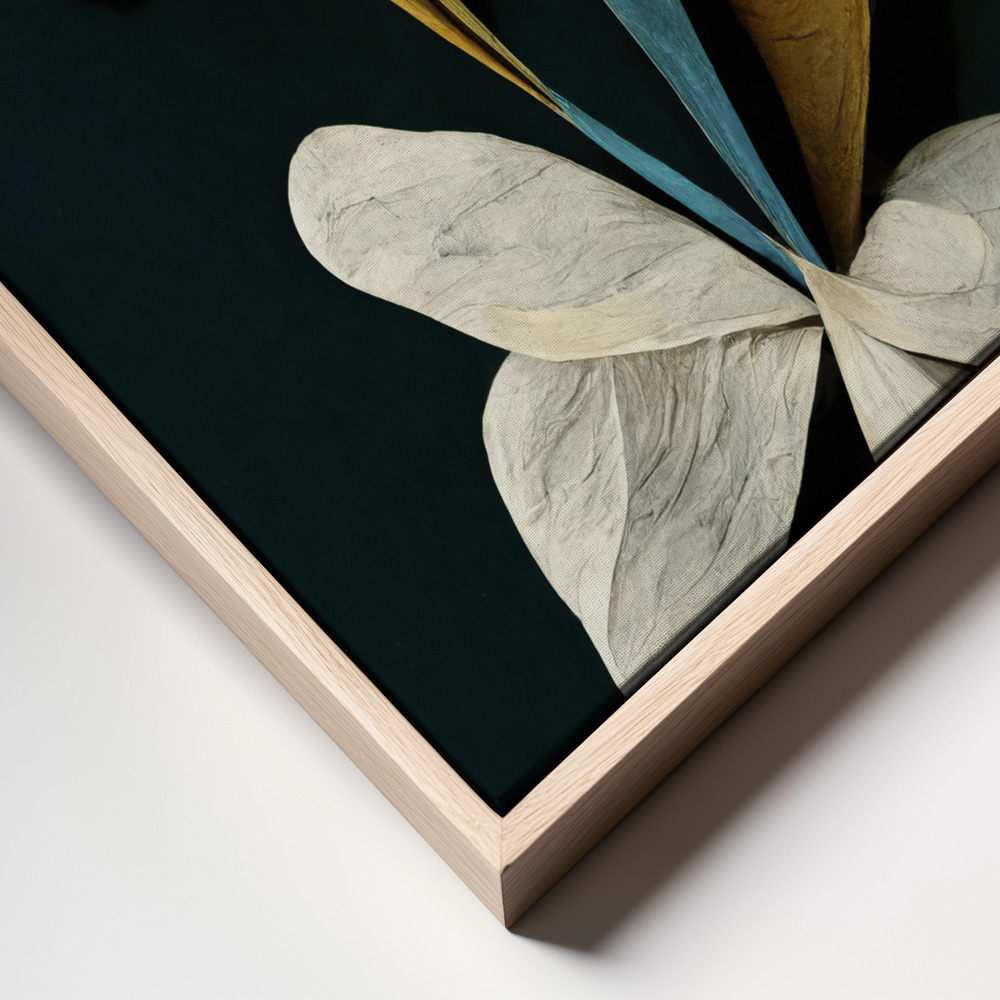 Canvas print - A Paper Bouquet frame close up