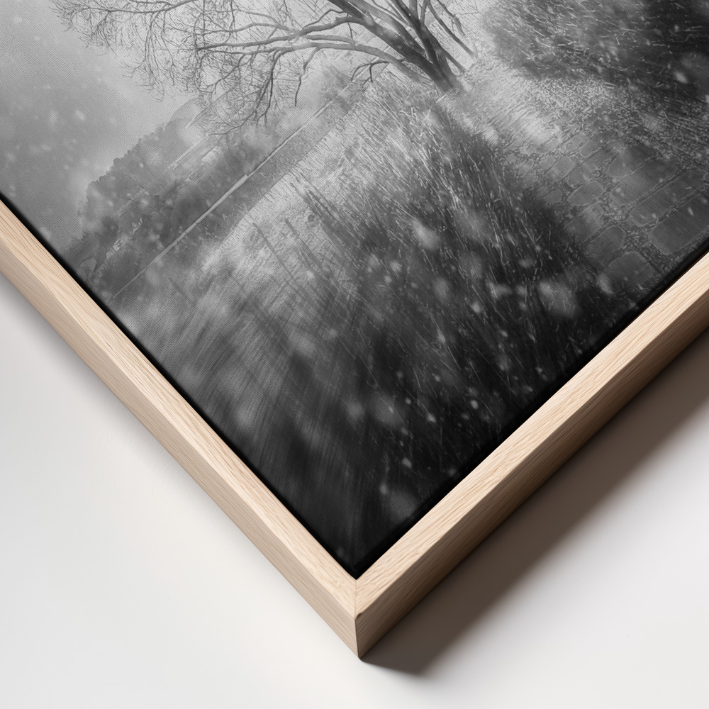 Toile - blizzard cadre en gros plan - cadre naturel
