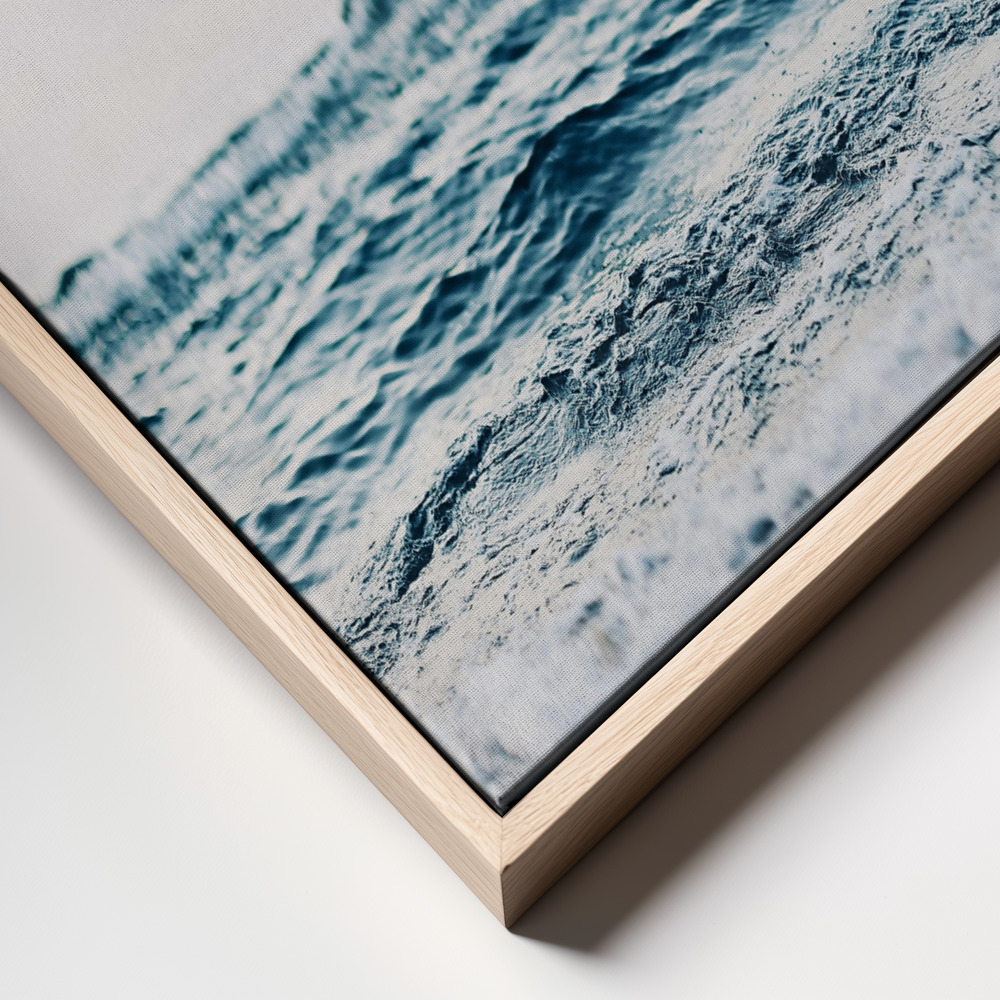 Canvas print - Abstract Waves frame close up