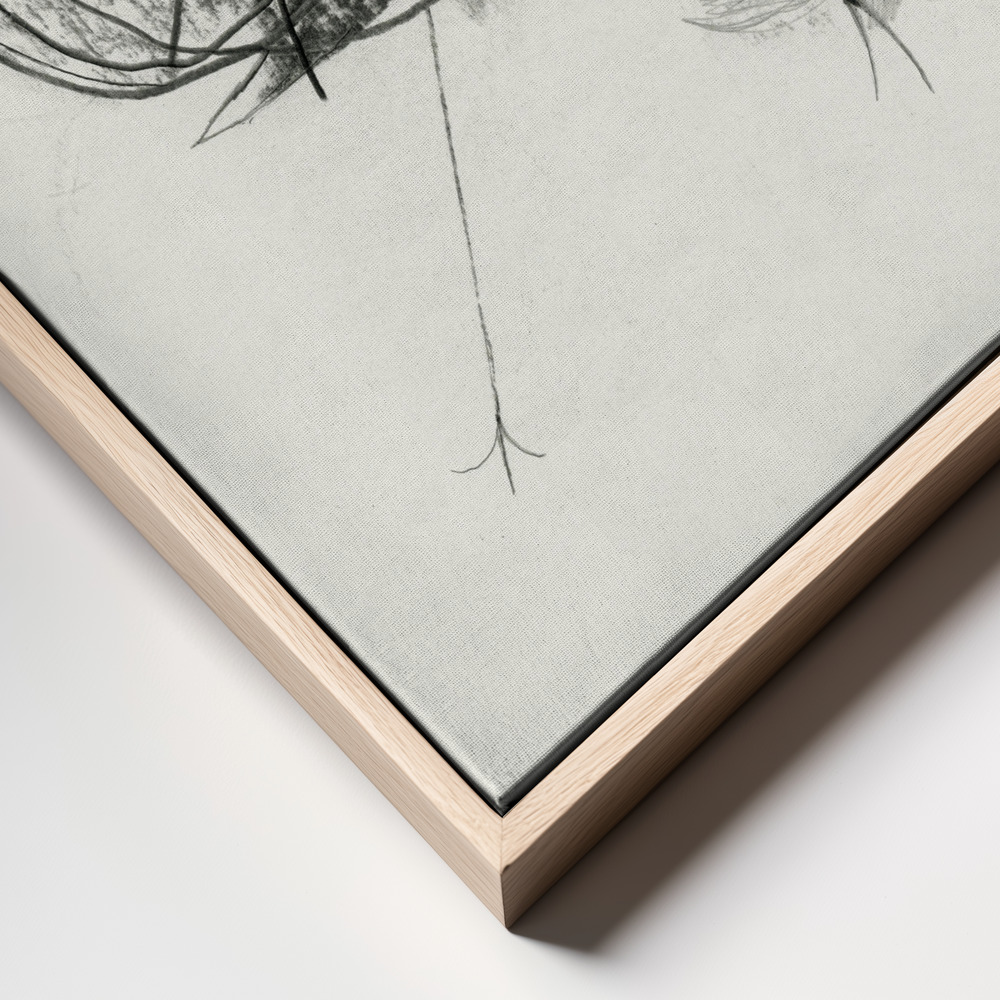 Leinwandbild - Kill All Alternatives. rahmen Nahaufnahme - natürlicher Rahmen